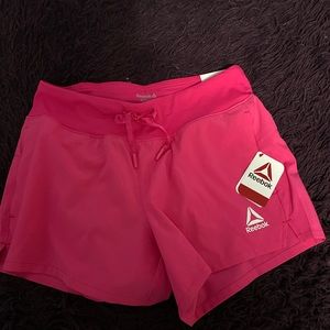 pink athletic shorts